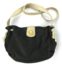 Vintage Giorgio Beverly Hills Blue Pebbled Leather Handbag Bag Crossbody Purse