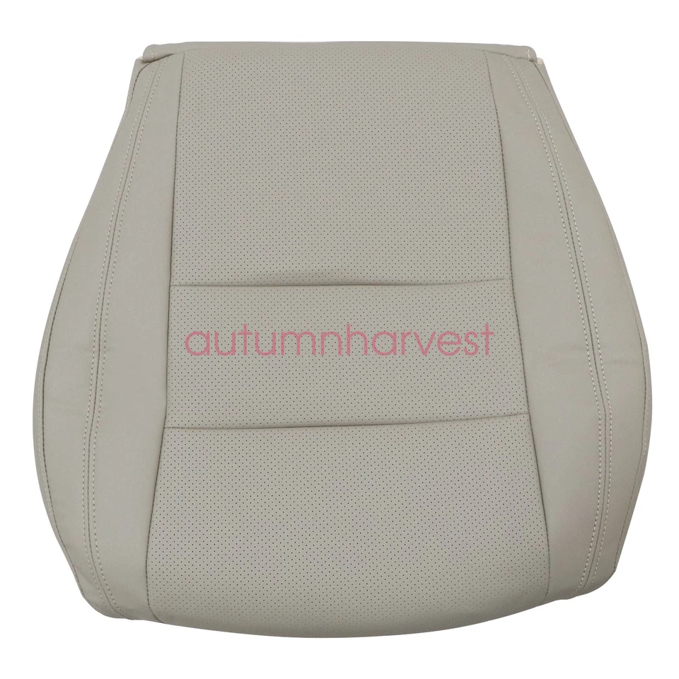 For 2011-2016 Jeep Grand Cherokee Front Bottom Perforated Leather Seat Cover Tan - Image 4 of 4