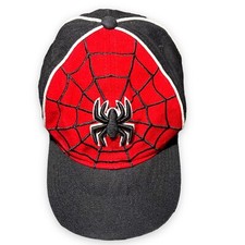 Spider Man Infant Unisex Baby Sized Baseball Cap Hat Adjustable Red Black