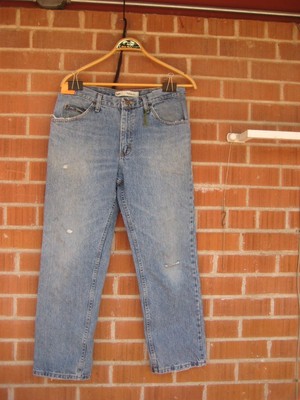 Men's Regular Fit Ripped Faded Denim 