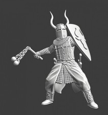 Northern Crusades Miniatures Medieval Teutonic Order Crusader Knight Fighting 3D