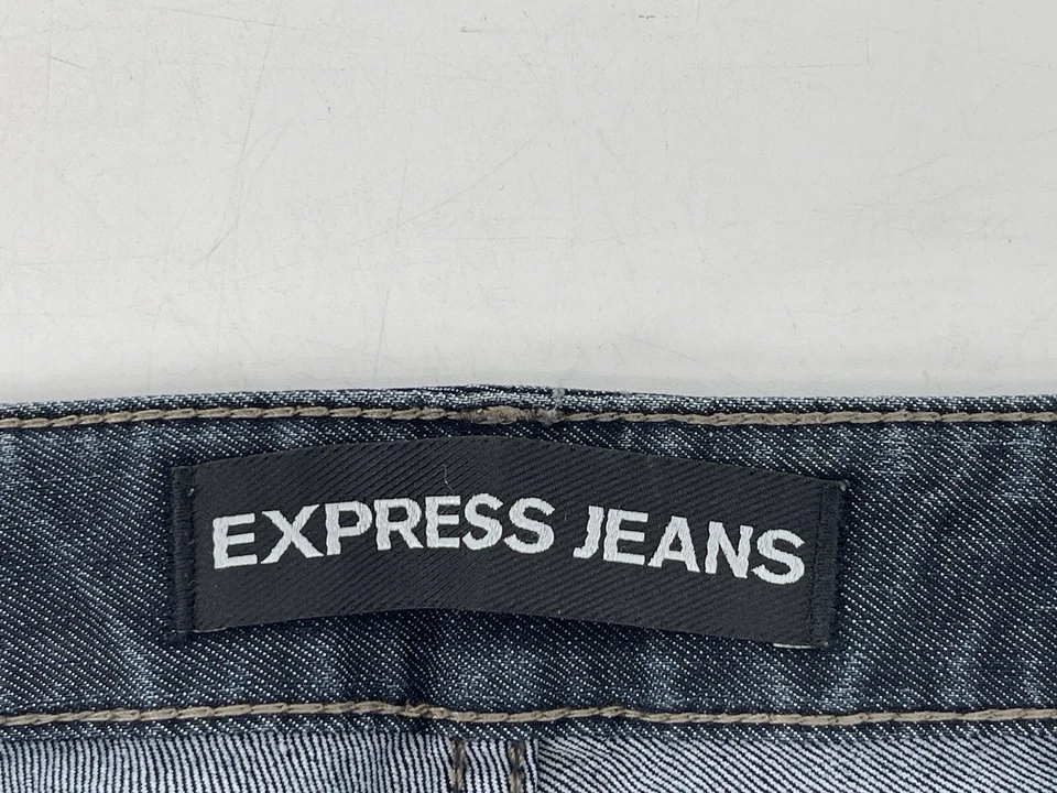 Express Barley Boot Cut Zelda Stretch Jeans Womens Size 2 S Blue Denim 32X29 - Image 2 of 4