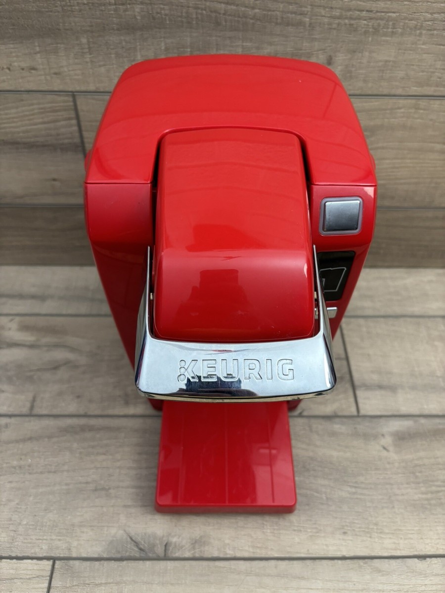 Keurig K10 Mini Single Serve Cup Coffee Maker. Bright Red. Missing
