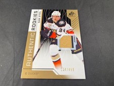 2018-19 SP GAME USED HOCKEY SAM STEEL AUTHENTIC ROOKIE PATCH 124/499
