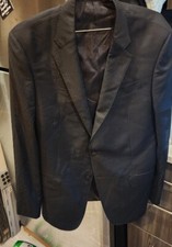 Men's Armani Collezioni Suit Jcket Pinstripe, US Size 44 Regular, 100 Wool