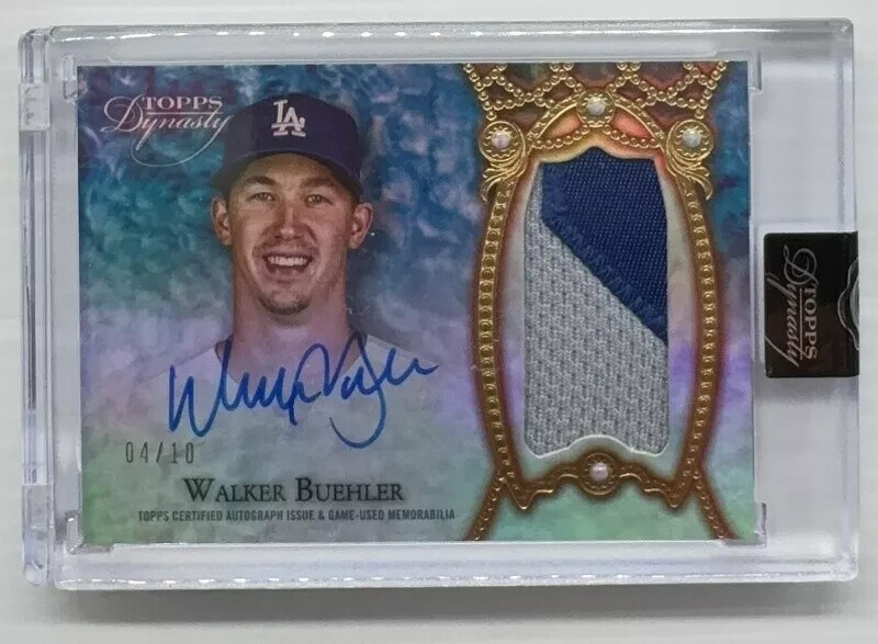 2022 Topps Dynasty Walker Buehler Jersey Patch Autograph Auto #04