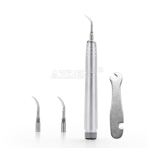 Dental Hygienist Ultrasonic Air Perio Scaler Handpiece 2 & 4 Holes & 3 Tips - Picture 8 of 15
