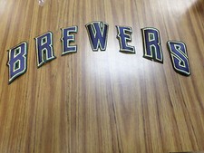 BRAND NEW MLB Milwaukee "Brewers" SET Jacket/Jersey Iron-On Patch