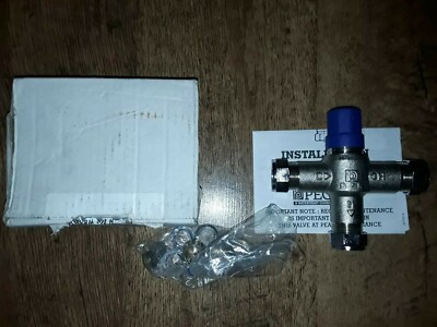 Pegler 5A1002 22mm Inline Thermostatregler 402 H vernickelt Neu in OVP