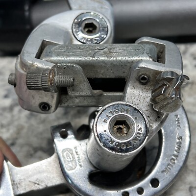 Dérailleur arrière vintage Suntour GT début des années 70 cage moyenne