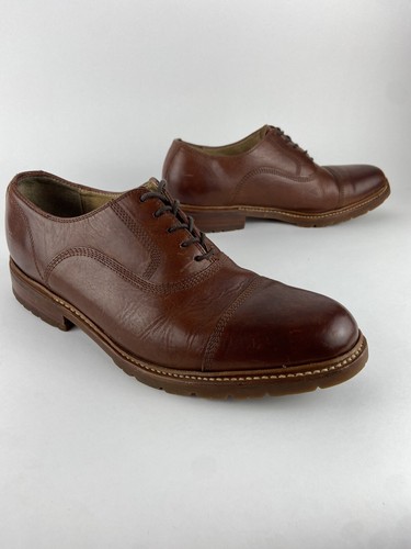 Frye Paul Bal Oxford Derby Tan Cap Toe 