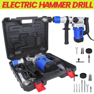 Bohrhammer Dayplus 1800W Abbruch Stemm Meißel Hammer SDS Bohrer Koffer DE
