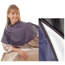 HAIRTOOLS PVC SHOULDER CAPE WHITE Tint Repellent - Free P&P