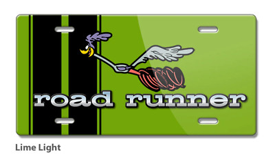 1968 - 1974 Plymouth Road Runner Emblem Novelty License Plate - 16 colors