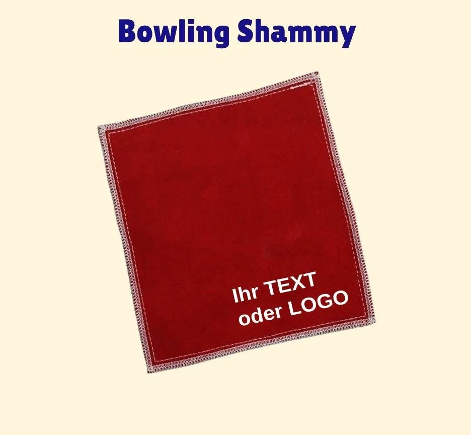 Custom Bowling Leather Shammy With Your Logo, Personalised Bowling - Image 3 of 4