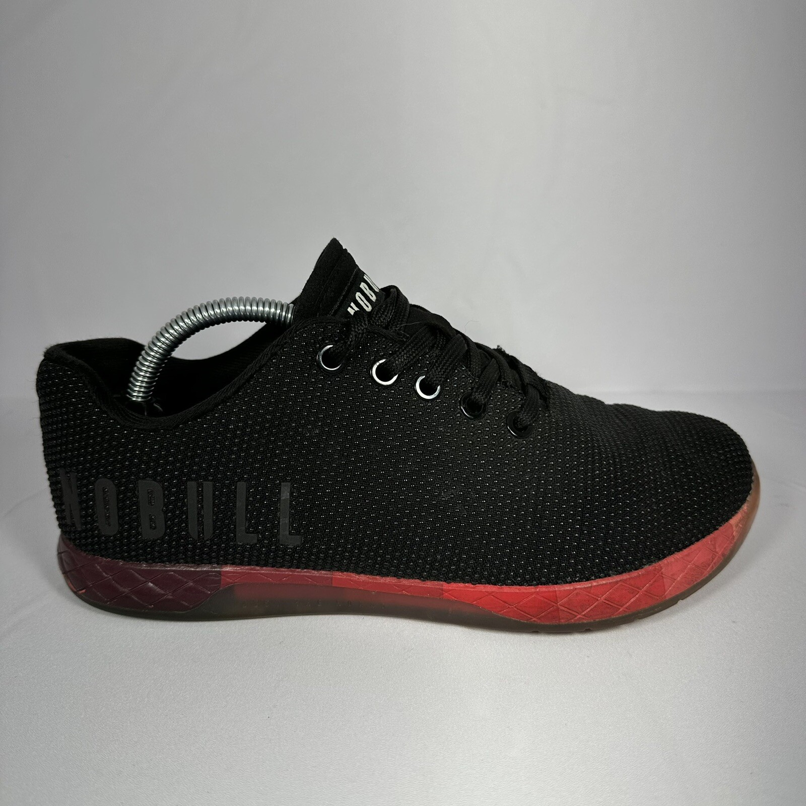 SAOLA Scarpe da ginnastica NoBull uomo 6 5 donna 8 super tessuto nero edera suola nera rossa