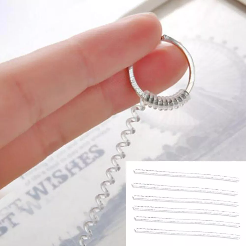 6 Pcs size adjuster for invisible ring adjuster silicone ring