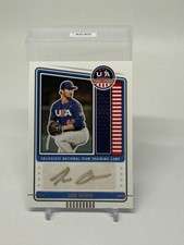 2023 Panini Stars And Stripes SSP Luke Savage Gold Ink Auto TCU - Texas Rangers
