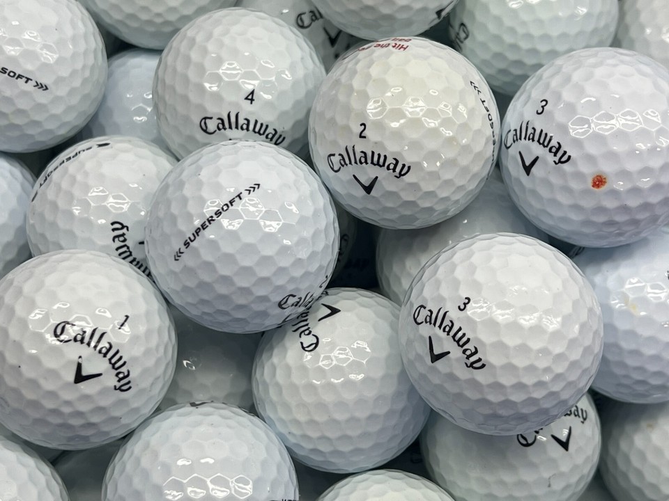 Golf Cap Callaway 36 Callaway ChromeSoft/ERC Soft Golfbälle – 4A Top-Zustand, Triple Track, Für Kontrolle & Weite Golf Balls