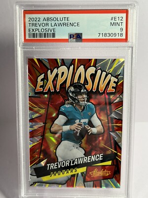 2022 Panini Absolute - Explosive Trevor Lawrence #E12 for sale