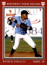 2008 Boise Hawks Grandstand #11 Marwin Gonzalez Puerto Ordaz Venezuela VZ Card