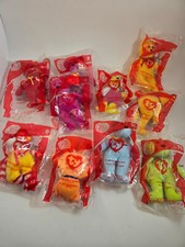 McDonald  s Ty Beanie Baby 25th Anniversary Happy Meal Bears Lot of 10 New