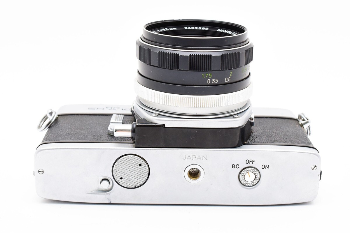 MINOLTA SRT 101 SLR / MC Rokkor-PF 55mm F1.7 meter work