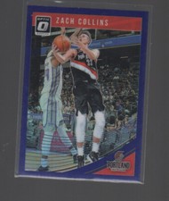 ZACK LaVINE  2019-20 PANINI SELECT THROWBACK MATERIALS PURPLE PRIZM #TM-ZLV /99