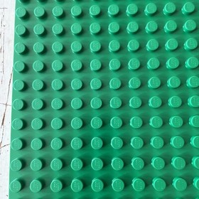 New LEGO Duplo Large 15"x15" Green Building Base Plate #2304 