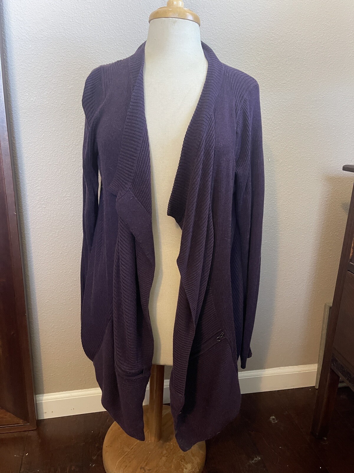 Lululemon Resolution Wrap Waterfall Cardigan Heat… - image 5