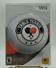 Rockstar Games Table Tennis Wii Clean Tested Plays Great Case and Game Only