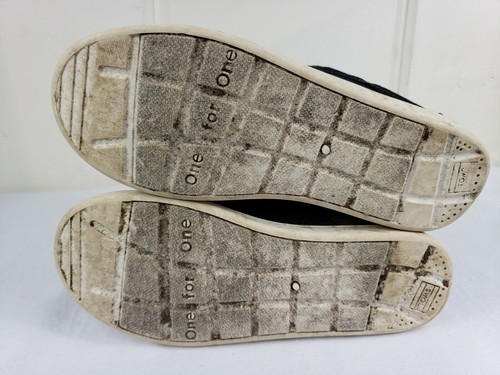 TOMS Youth Black Ankle Chukka Lace Up Casual Shoes Youth Size 2.5 - Picture 7 of 7