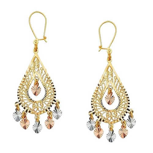 lonna & lilly Gold-Tone Pavé & Bead Multi-Row Chandelier Earrings - Macy's lonna & lilly Gold-Tone Pavé & Bead Multi-Row Chandelier Earrings - Macy's