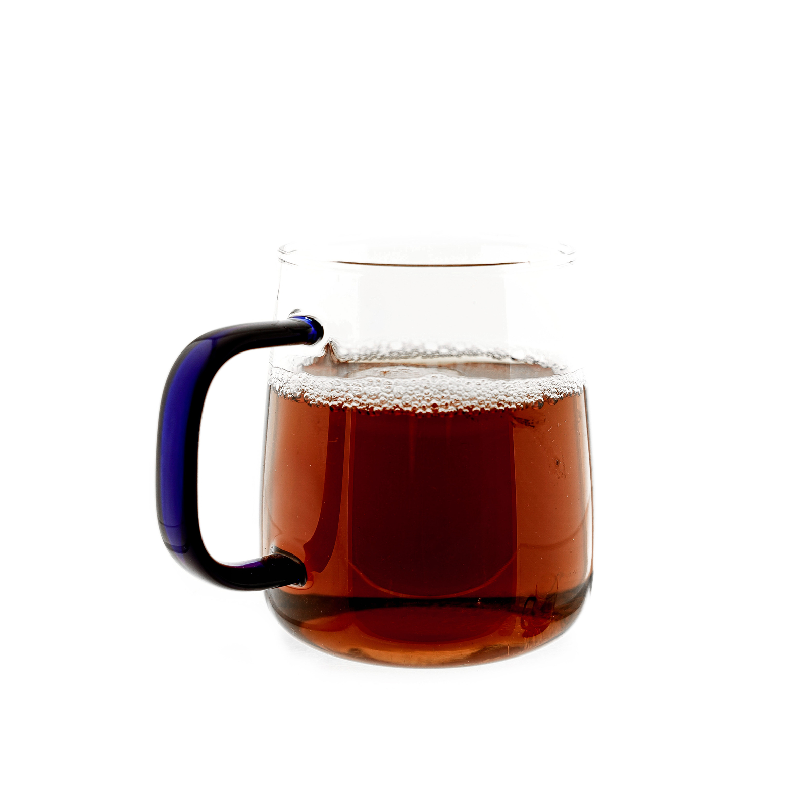 Glas Set mit Henkel aus Hochwertigem Brosilikatglas 520 ml Transparent 4 Stück