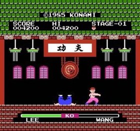 NES / Famicom - Yie Ar Kung Fu JAPAN mit OVP OVP besch&auml;digt