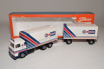 Marketplace : SCANIA 141 6x4 Porteur Avec Remorque 2 Essieux Simon Loos Tekno 150