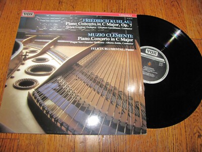 KUHLAU PIANO CONCERTO C MAJOR Op. 7/CLEMENTI PIANO CONCERTO IN C MAJOR - VOX LP
