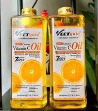 Veet Gold VitC Face  Body Glowing corrector Oil 1000ml X 2