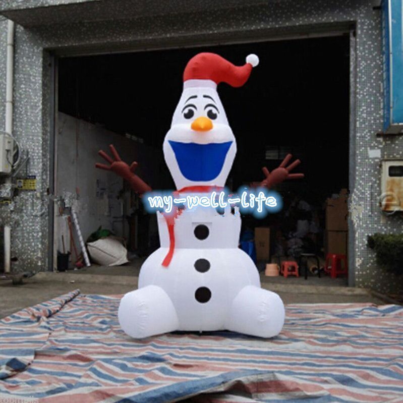 Large Airblown Outdoor Christmas Inflatables Olaf Inflatable Snowman 6M b eBay