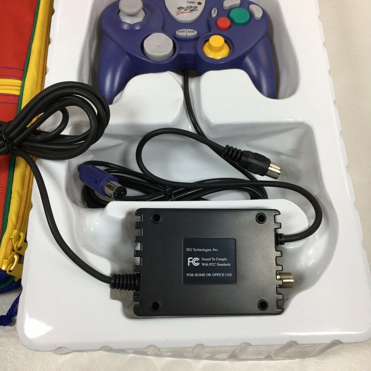 3D2 Nintendo GameCube Accessory Pak Console Carrying Case
