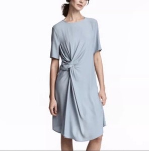 h and m light blue dress