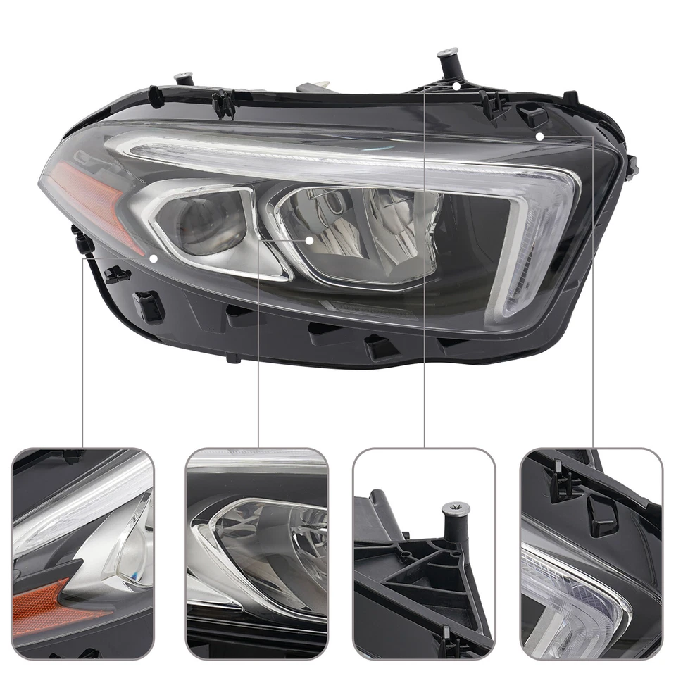 For 2019-2022 Mercedes-Benz A-Class A200 A220 LED Headlight Headlamps LH/RH Opt. Foto 4 de 4