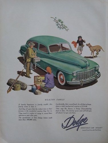 1949 vintage Dodge Vehicle print ad, Post World War ll - 第 1/1 張圖片