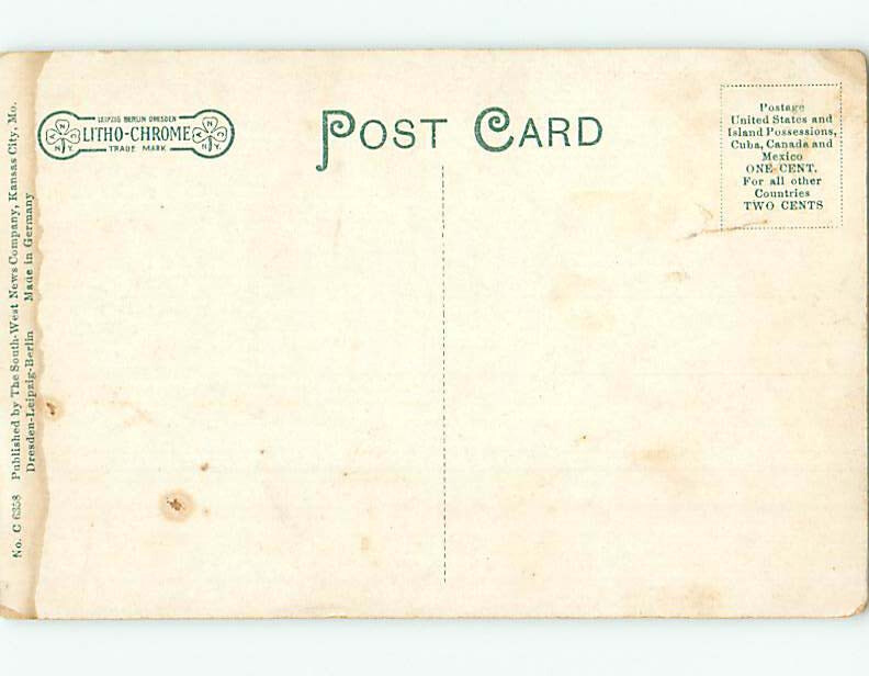 Divided Back CONCOURSE IN NORTH TERRACE PARK Kansas City Missouri MO hs3808 eBay