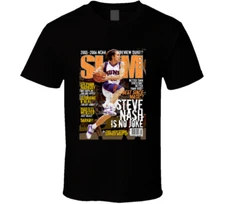 Slam Magazine Issue 92 Steve Nash Popular Basketball Magazine Grunge Look T Shir