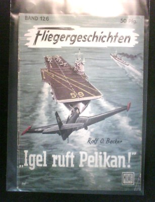 Fliegergeschichten Banda 126 Riccio Ruft Pellicano IN Custodia Protettiva
