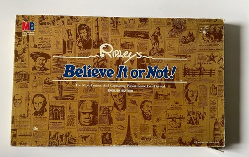 Ripley’s Believe It or Not VTG 1984 Board Game Milton Bradley Complete