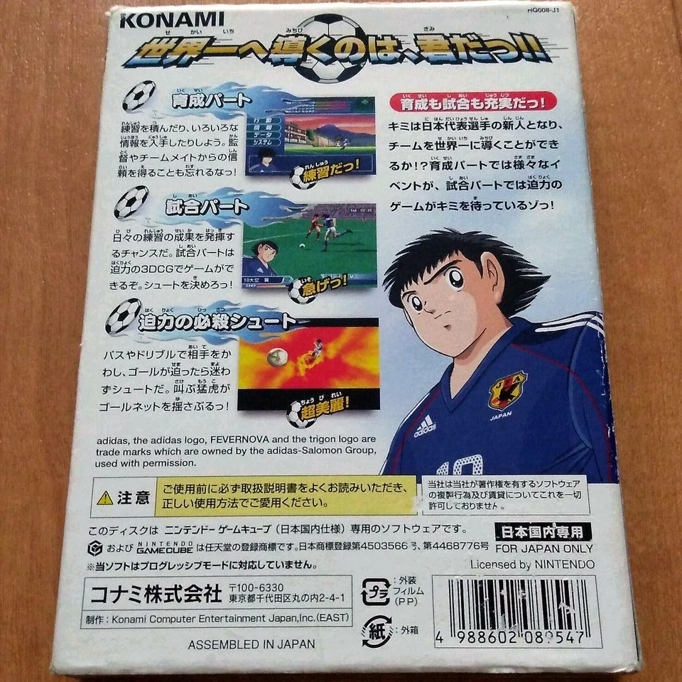 Captain Tsubasa Nintendo GameCube Japanese ver Tested - Image 2 of 4