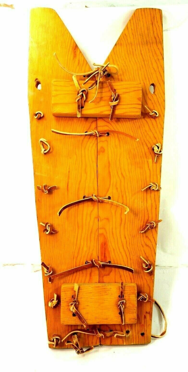 Native American Navajo Cradleboard Papoose Baby Carrier 27" International Society of Hypertension