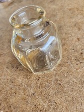 Vintage Sanford 8 Sided #5 2.1/4 oz Clear Ink Bottle  (AS 10)